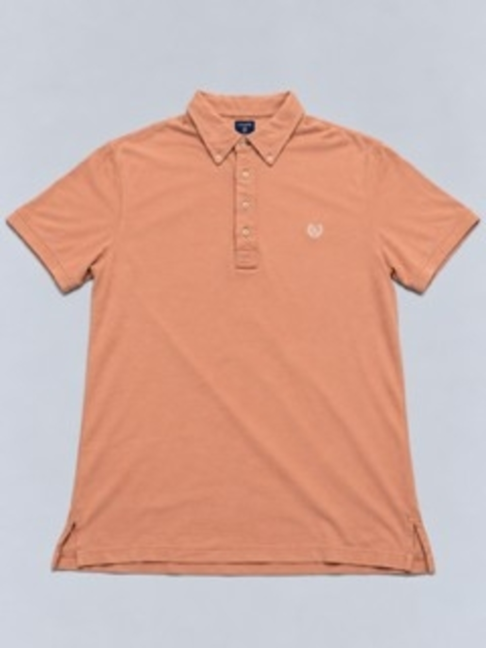 Chaps Men's Button-Down Collar Polo - Peach